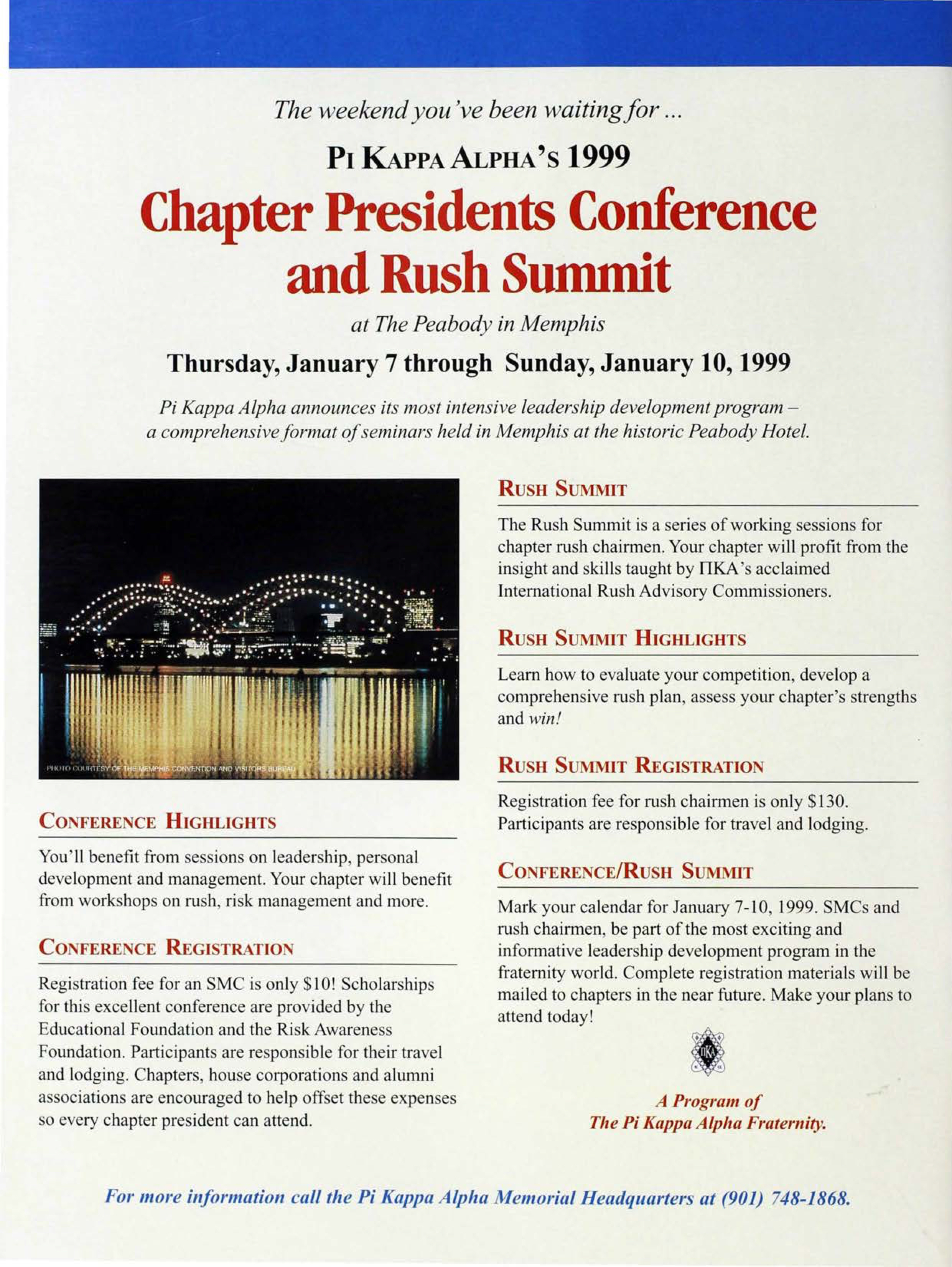 Chapter Presidents Conference and Rush Summit